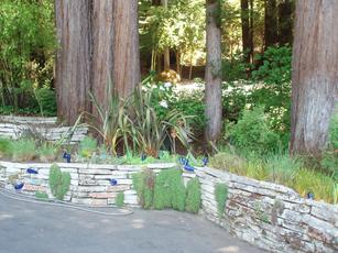 urbanite retaining wall