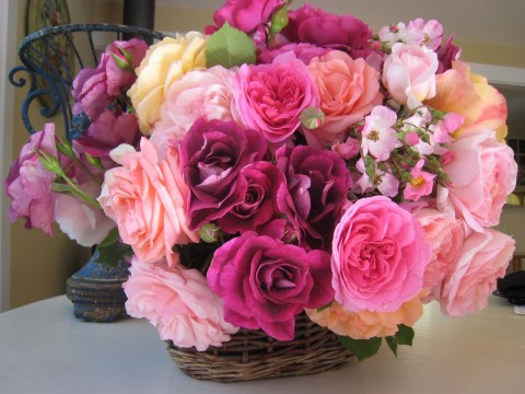 Mixed rose bouquet